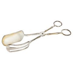 Retro Silver Plated Cake Server, Mid 20th Century.