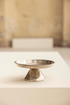 Silver-plated cake stand designed by Gio Ponti for Arthur Krupp, 1940s