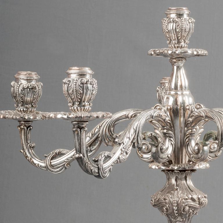 silver candelabras for sale