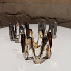 Silver-Plated Candle Holder Crown Model Jens Quistgaard Dansk Designs