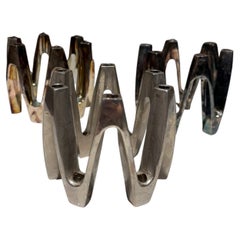 Silver-Plated Candle Holder Crown Model Jens Quistgaard Dansk Designs