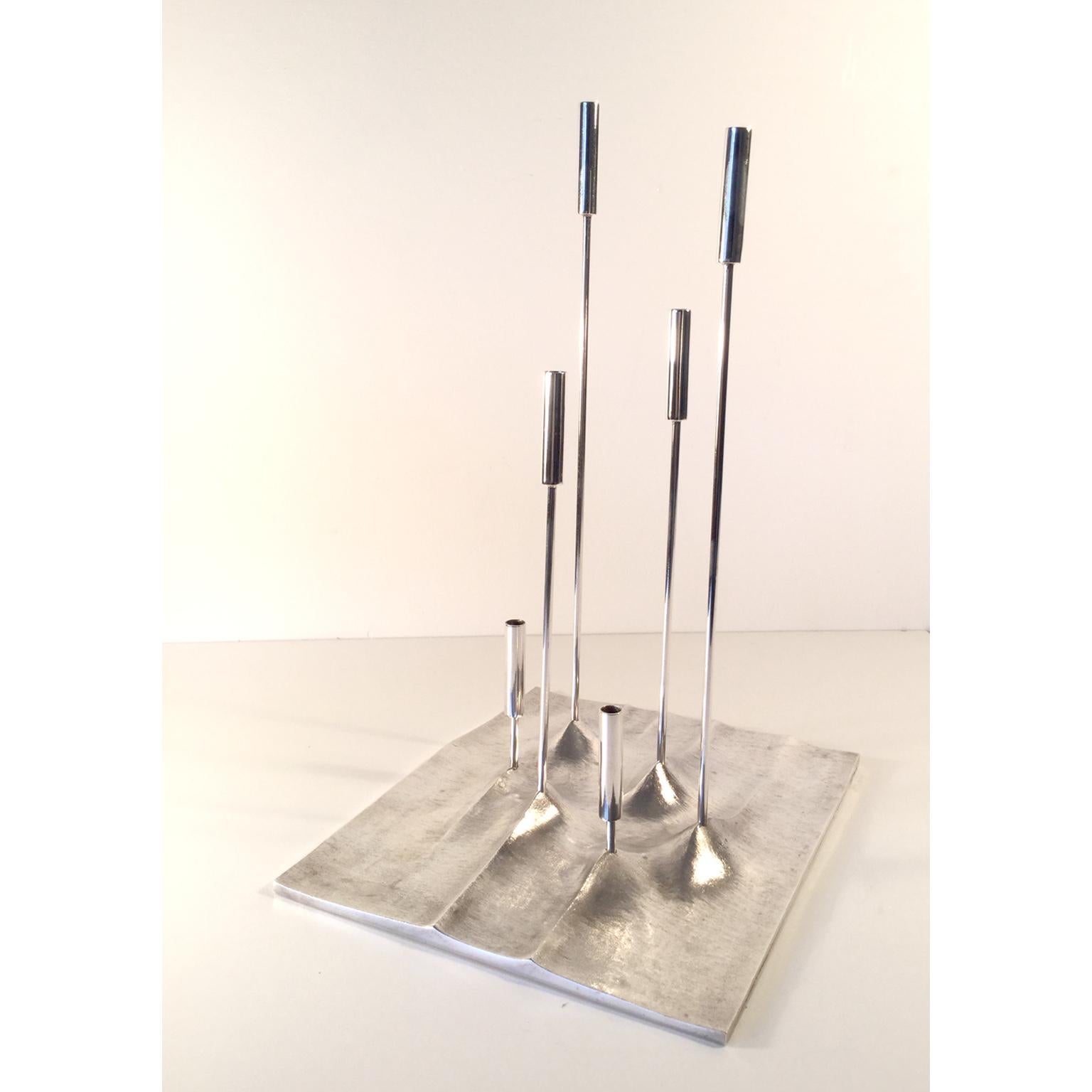 Silver Plated Candleholder 