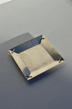 Portachiavi in argento di Christofle, Francia, anni '70