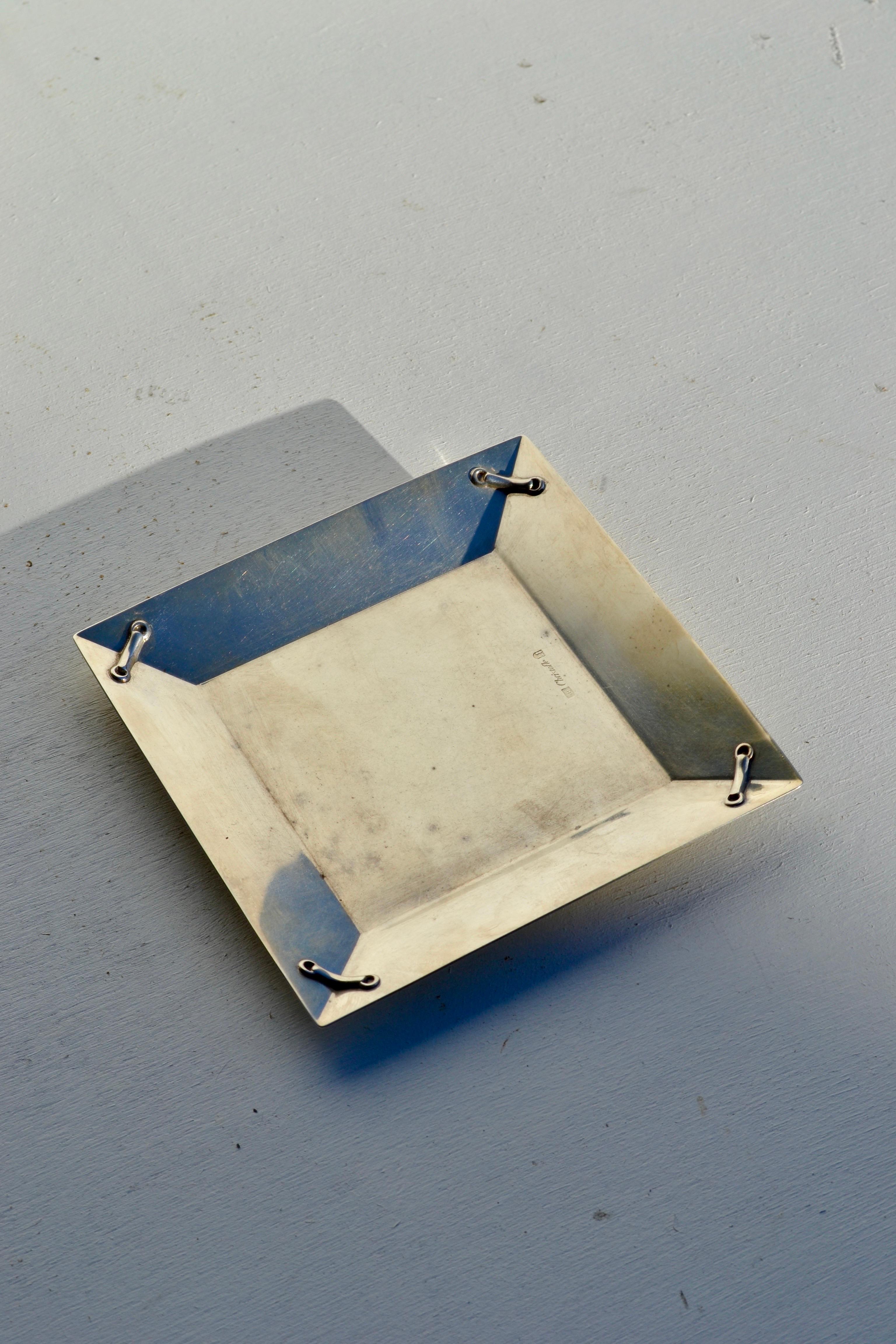 Portachiavi in argento di Christofle, Francia, anni '70 2