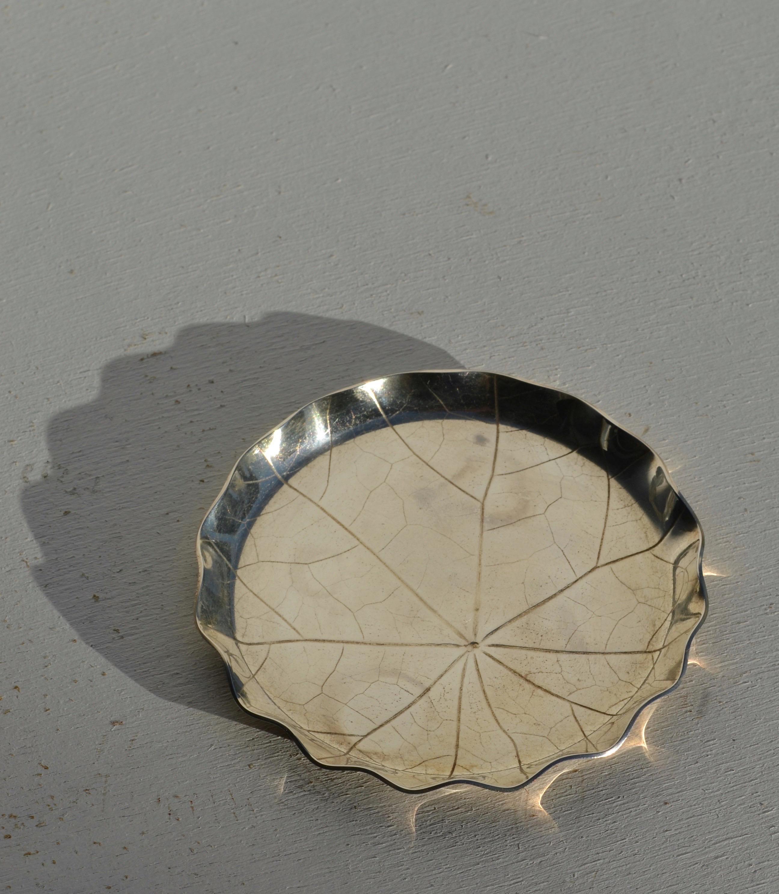 Versilberte Auffangschale von Christofle, Frankreich, um 1970 (Moderne der Mitte des Jahrhunderts) im Angebot