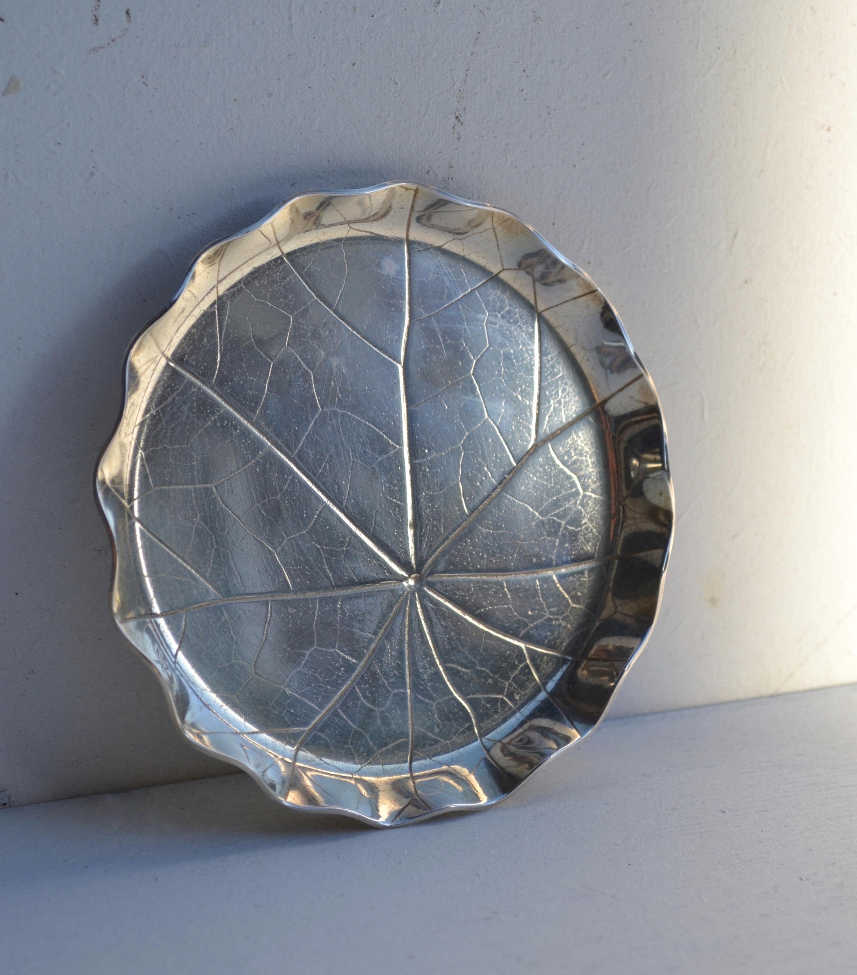 Versilberte Auffangschale von Christofle, Frankreich, um 1970 (Französisch) im Angebot