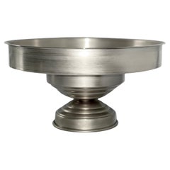 Silver Plated Centerpiece Pedestal, Sculptural Italian Design, 2020s - Set of 2