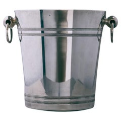 Versilberter Sektkübel, 1950er Jahre Versilberter Sektkübel, 1950er Jahre