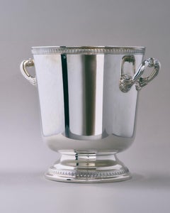 Silver-plated champagne bucket, Christofle, 1960s