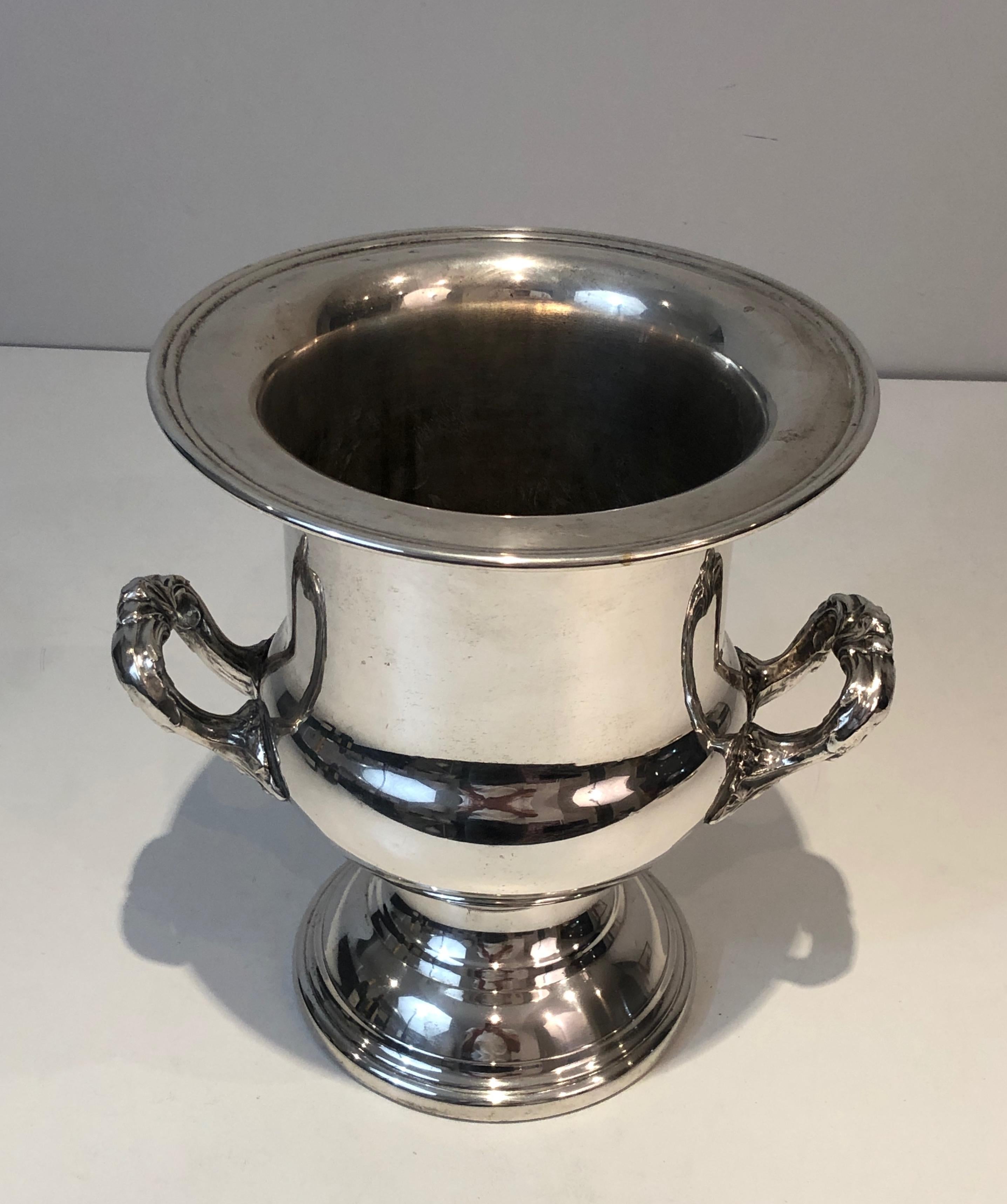 Silver Plated Champagne Bucket, French, Circa 1900 For Sale 5