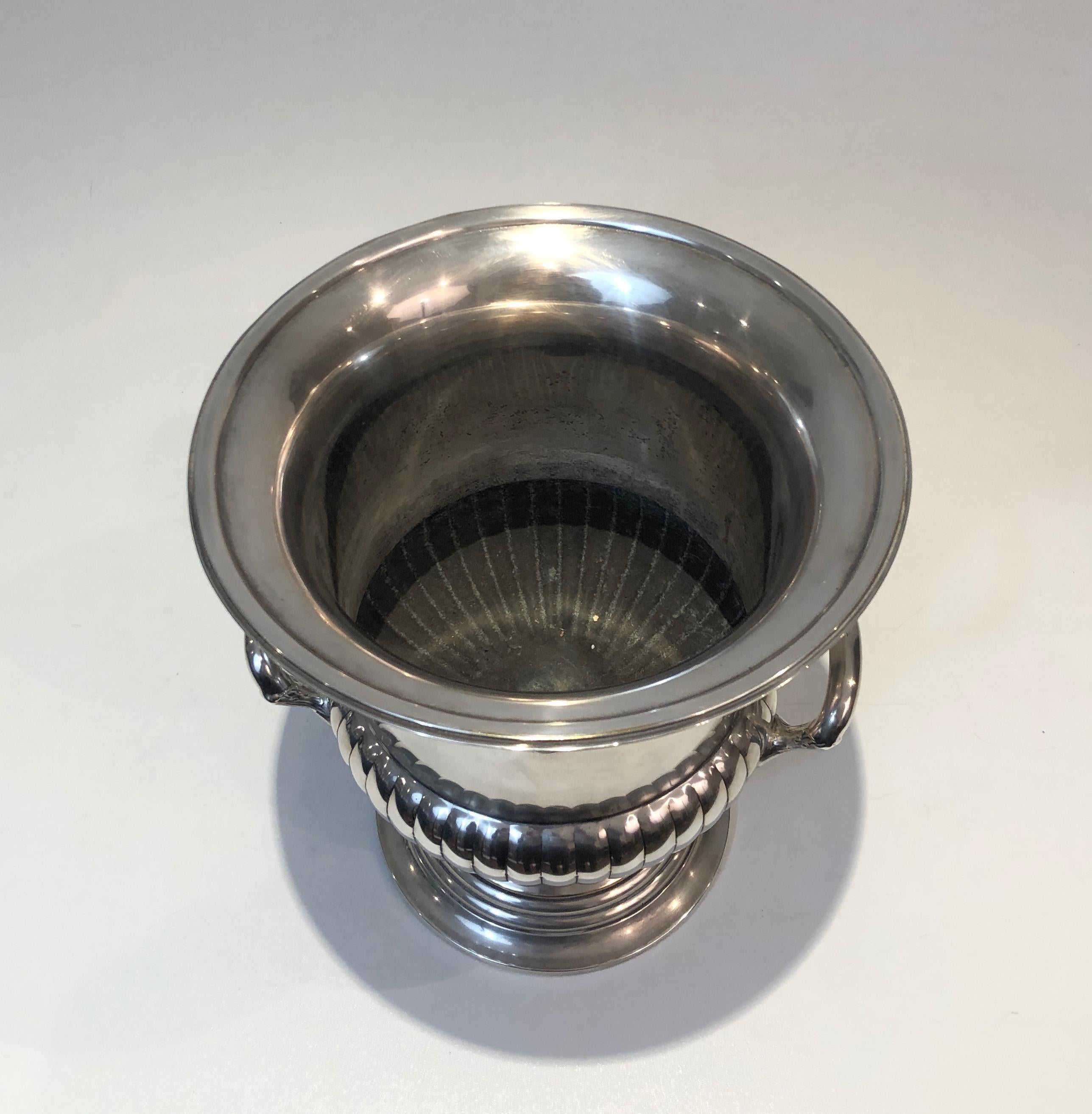 Silver Plated Champagne Bucket, French, Circa 1900 2