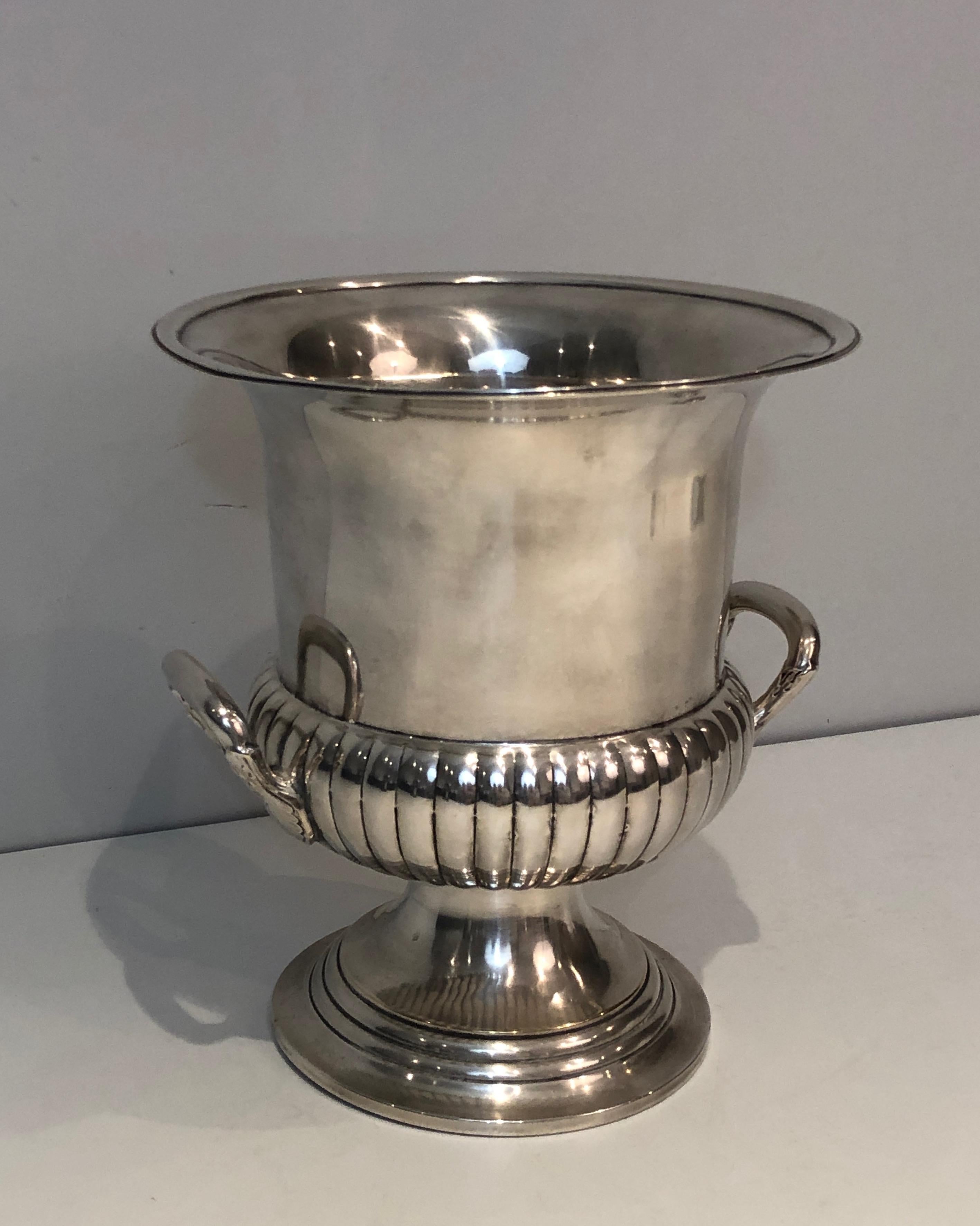 Silver Plated Champagne Bucket, French, Circa 1900 3