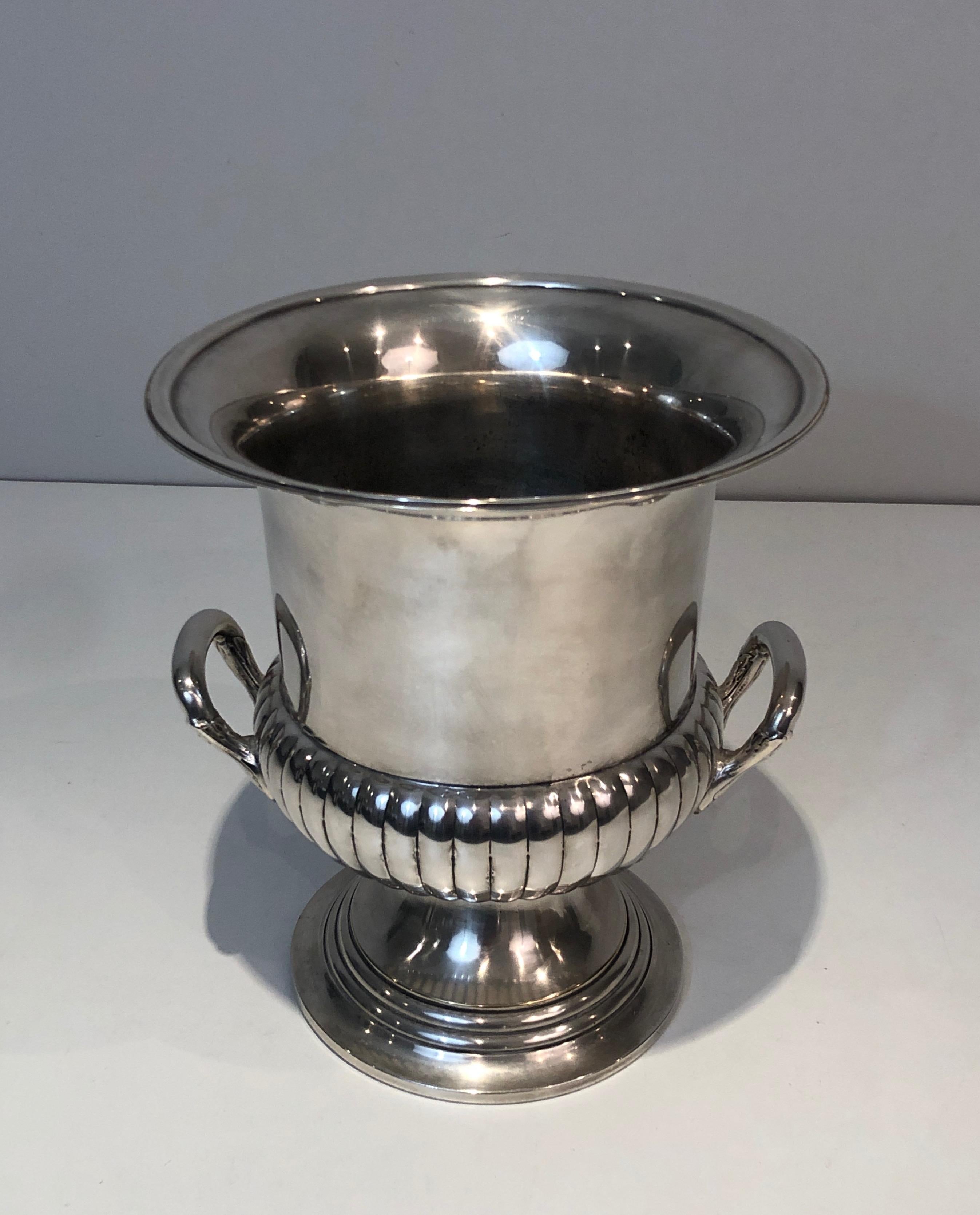 Silver Plated Champagne Bucket, French, Circa 1900 4