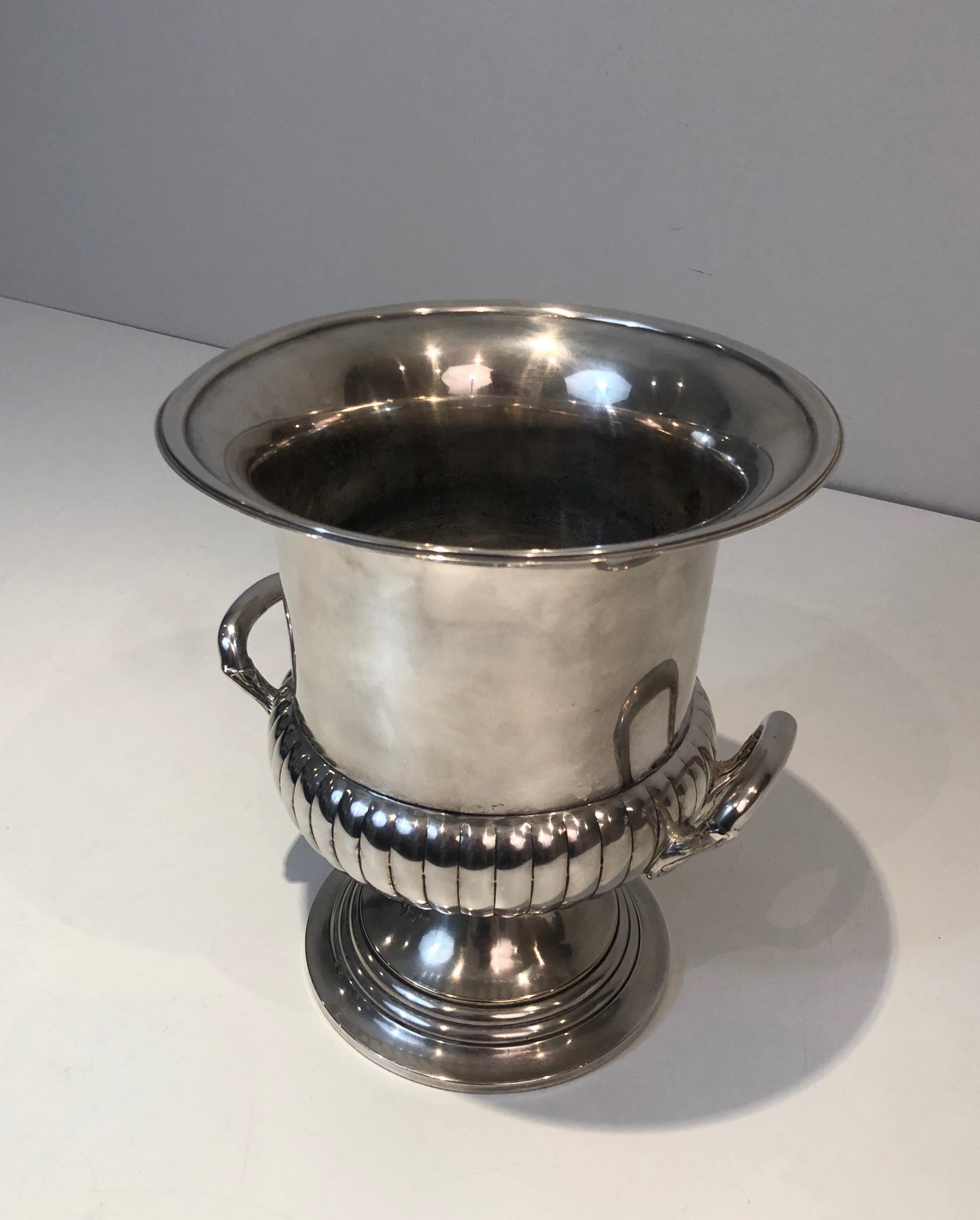 Silver Plated Champagne Bucket, French, Circa 1900 5