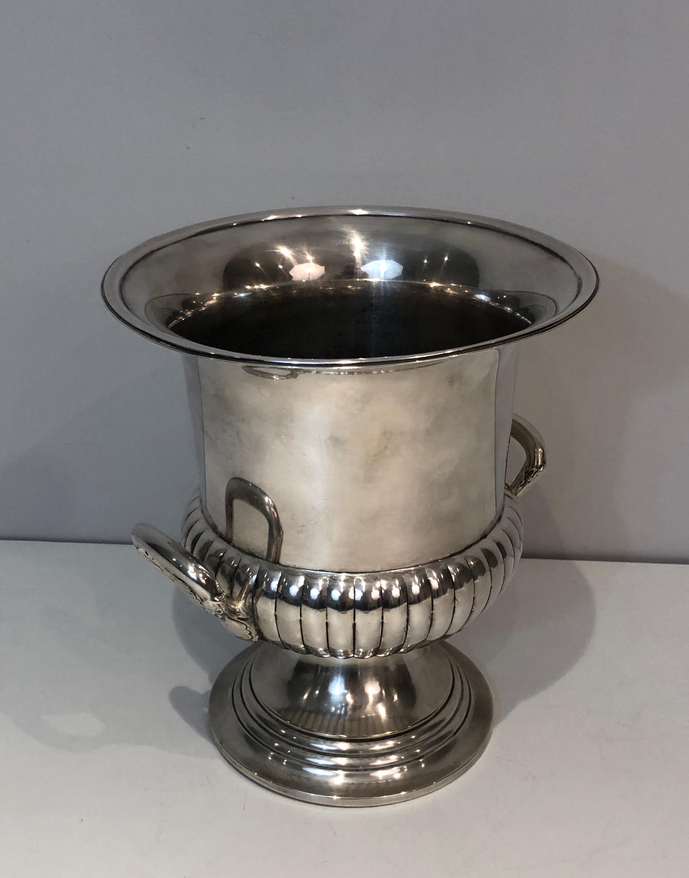 Silver Plated Champagne Bucket, French, Circa 1900 10