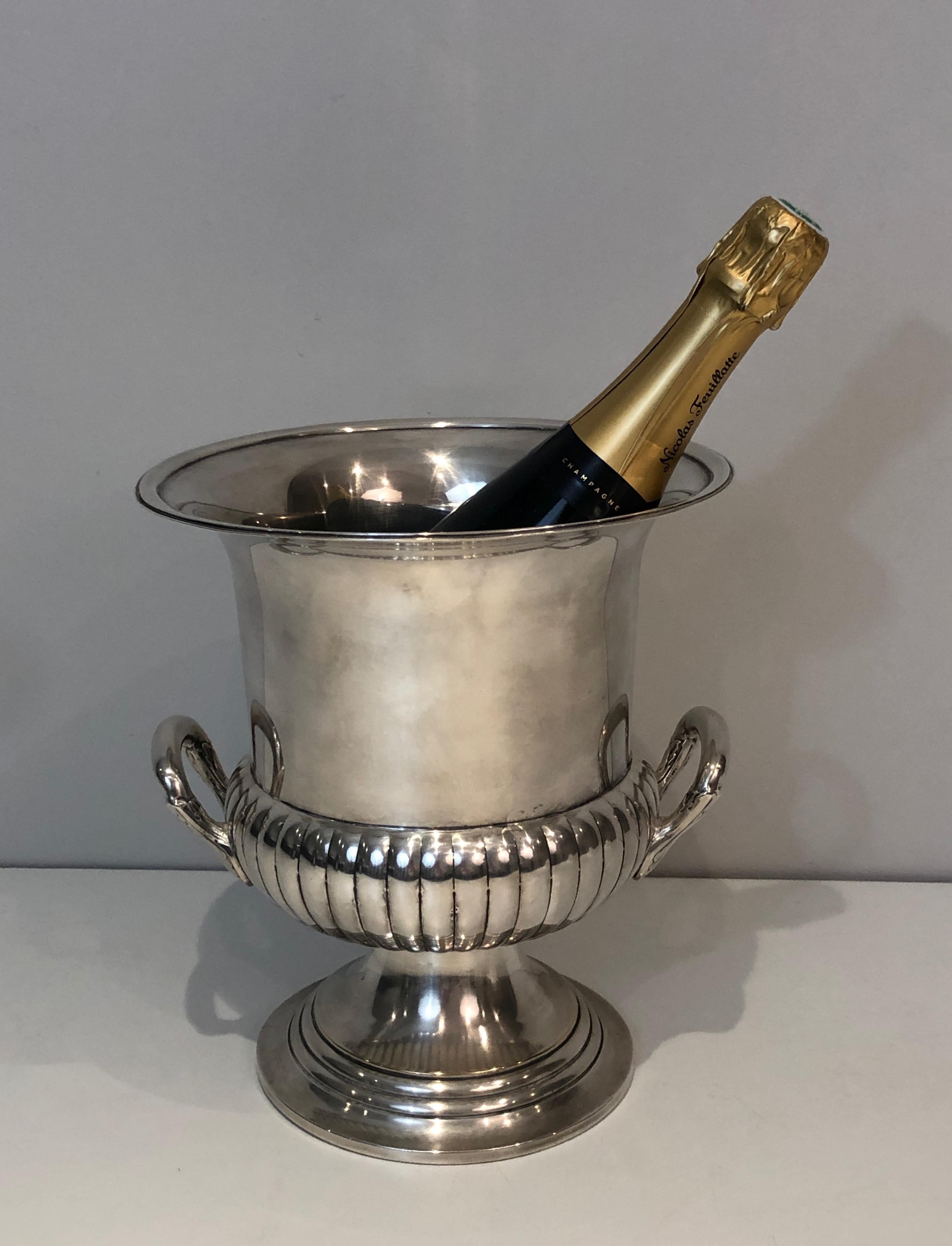 Silver Plated Champagne Bucket, French, Circa 1900 11