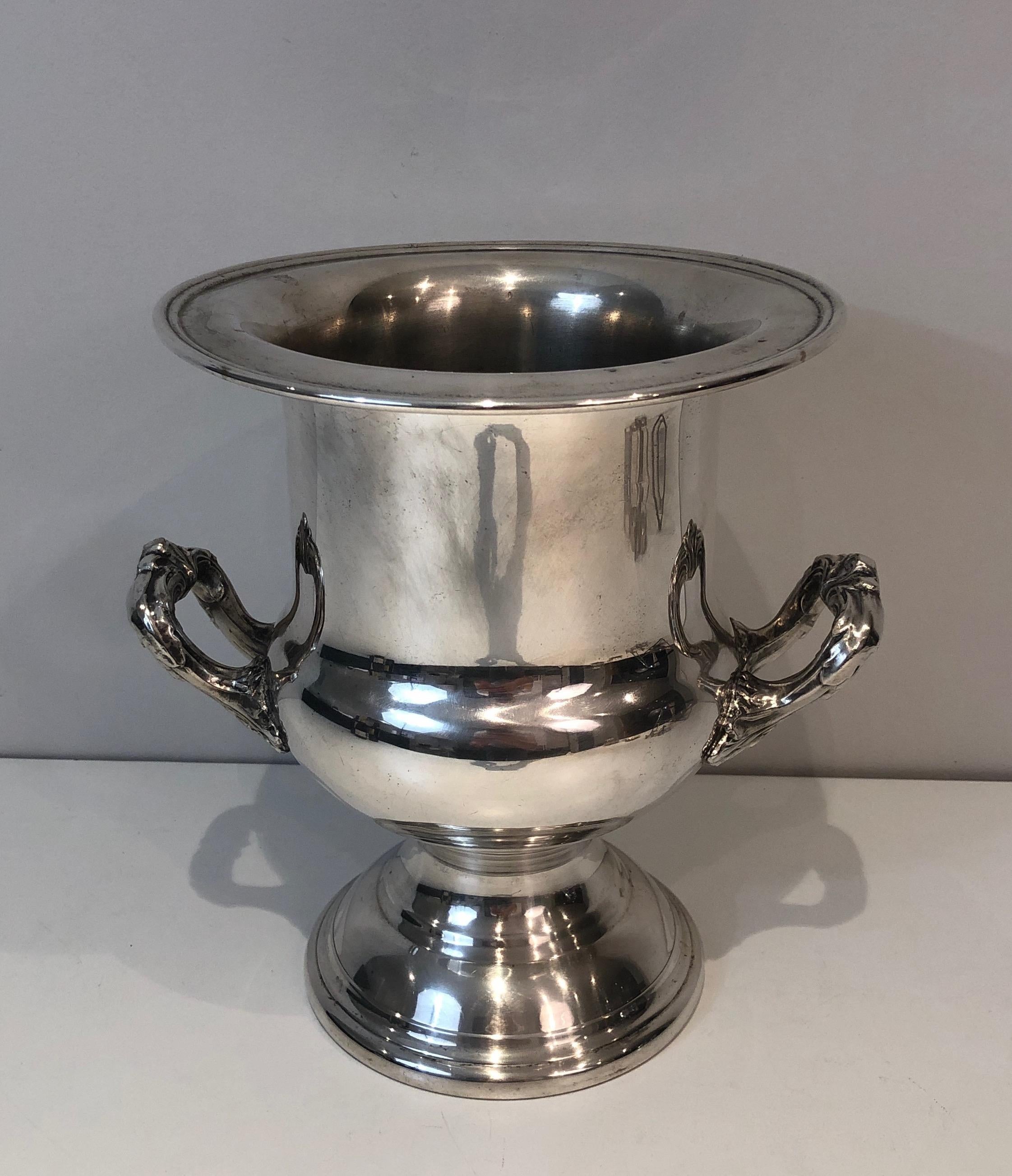 silver plated ice bucket