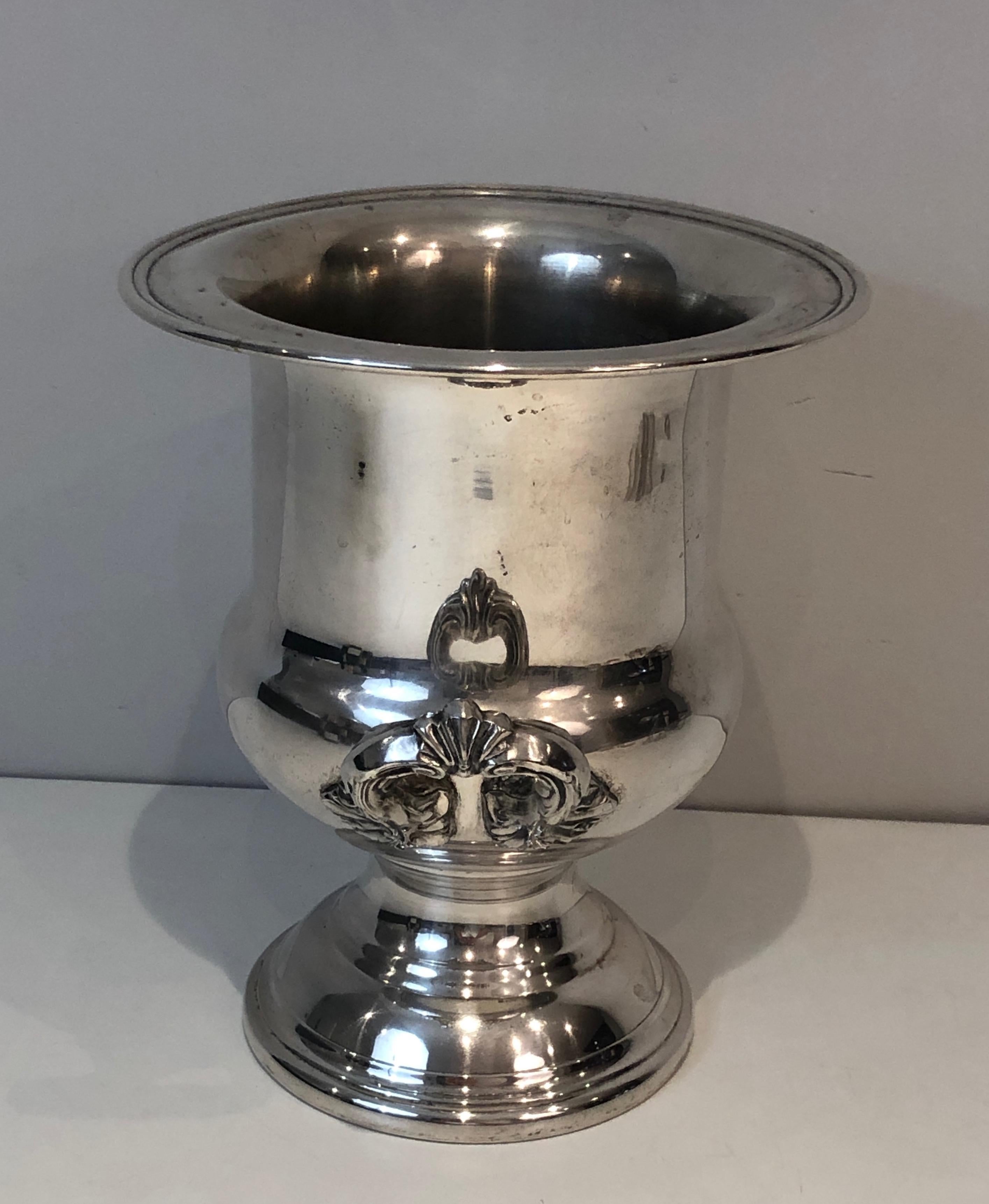 Early 20th Century Silver Plated Champagne Bucket, French, Circa 1900 For Sale