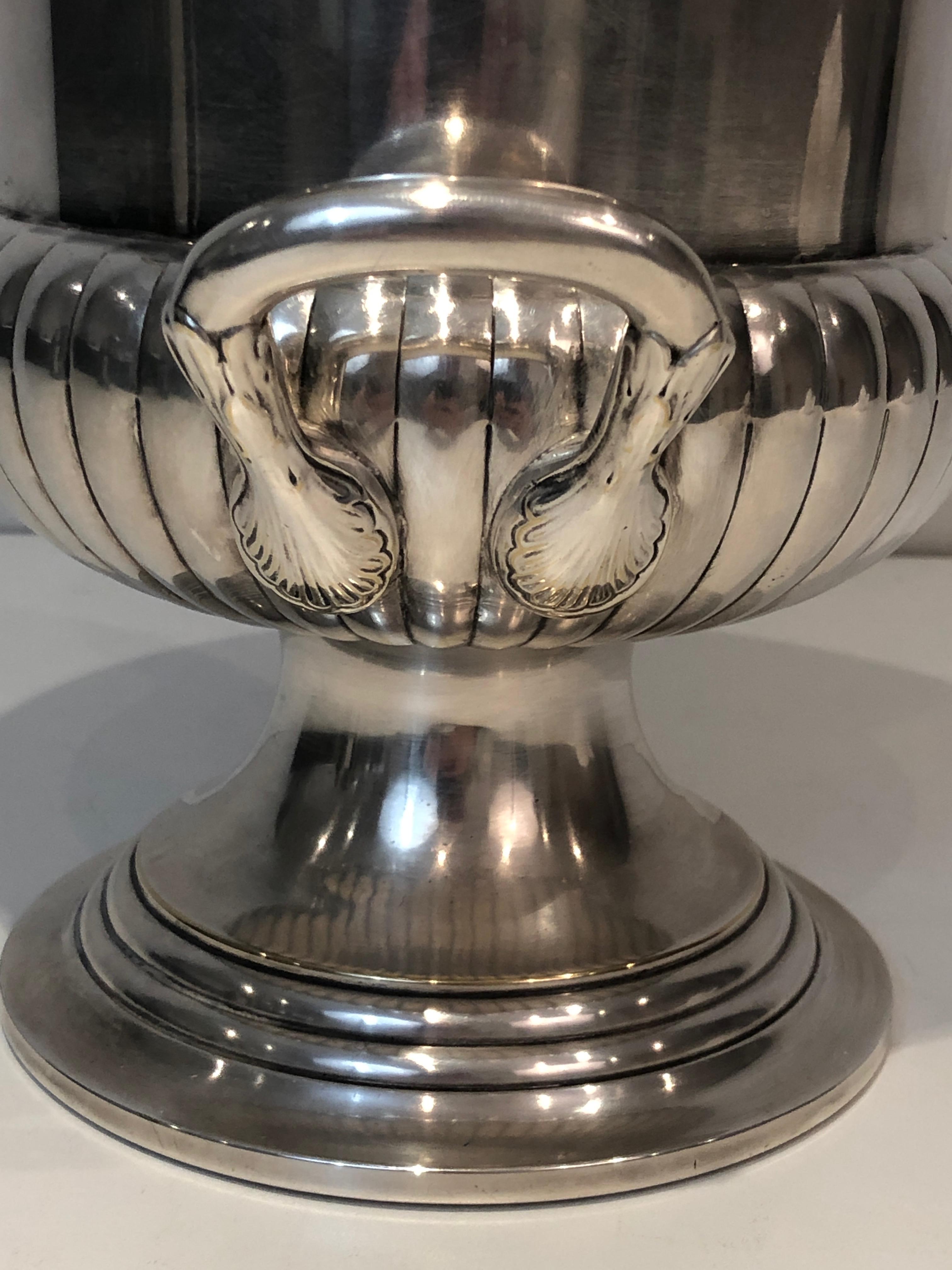 European Silver Plated Champagne Bucket, French, Circa 1900