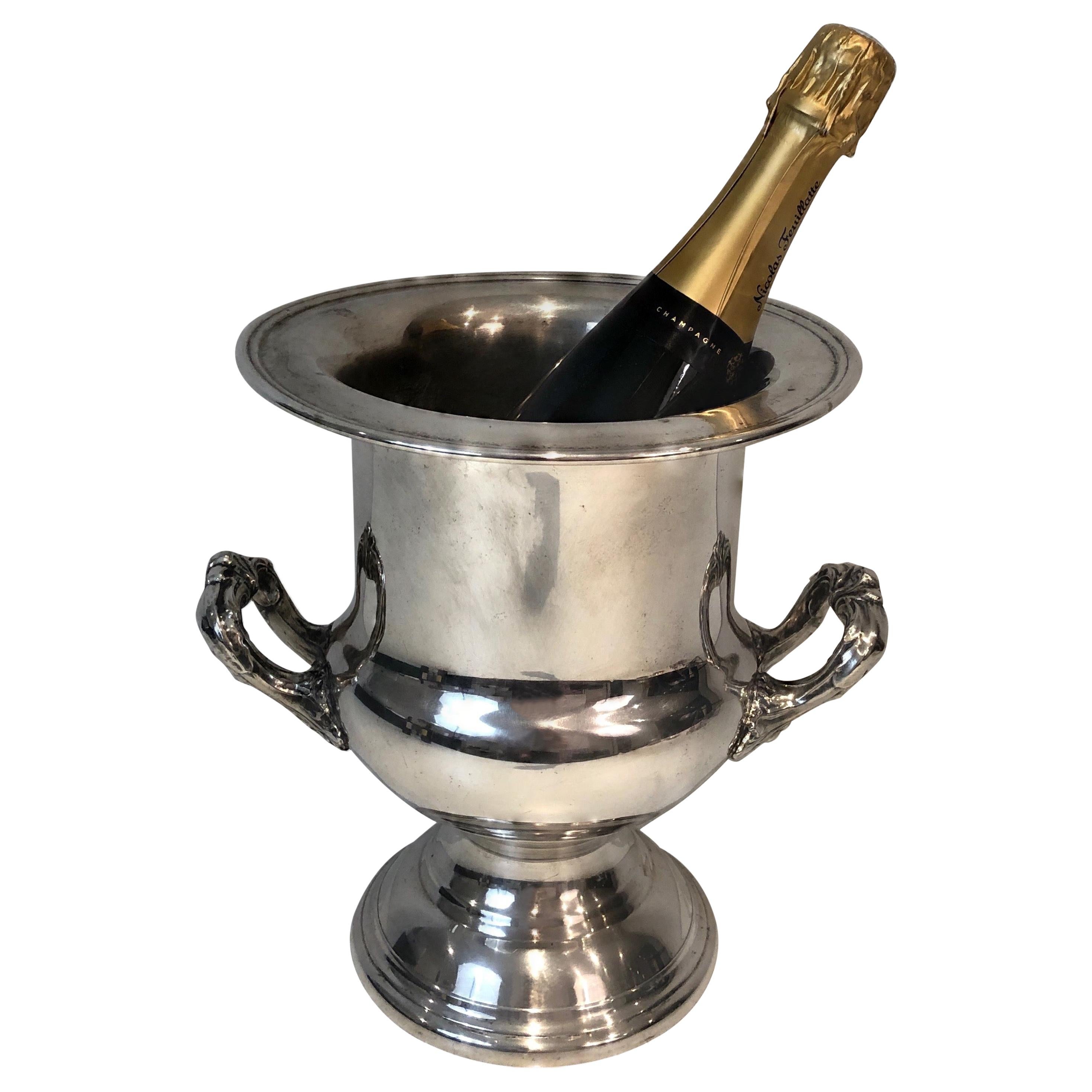 Silver Plated Champagne Bucket, French, Circa 1900