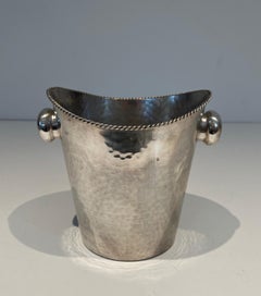 Silver Plated Champagne Bucket. French. Circa 1930