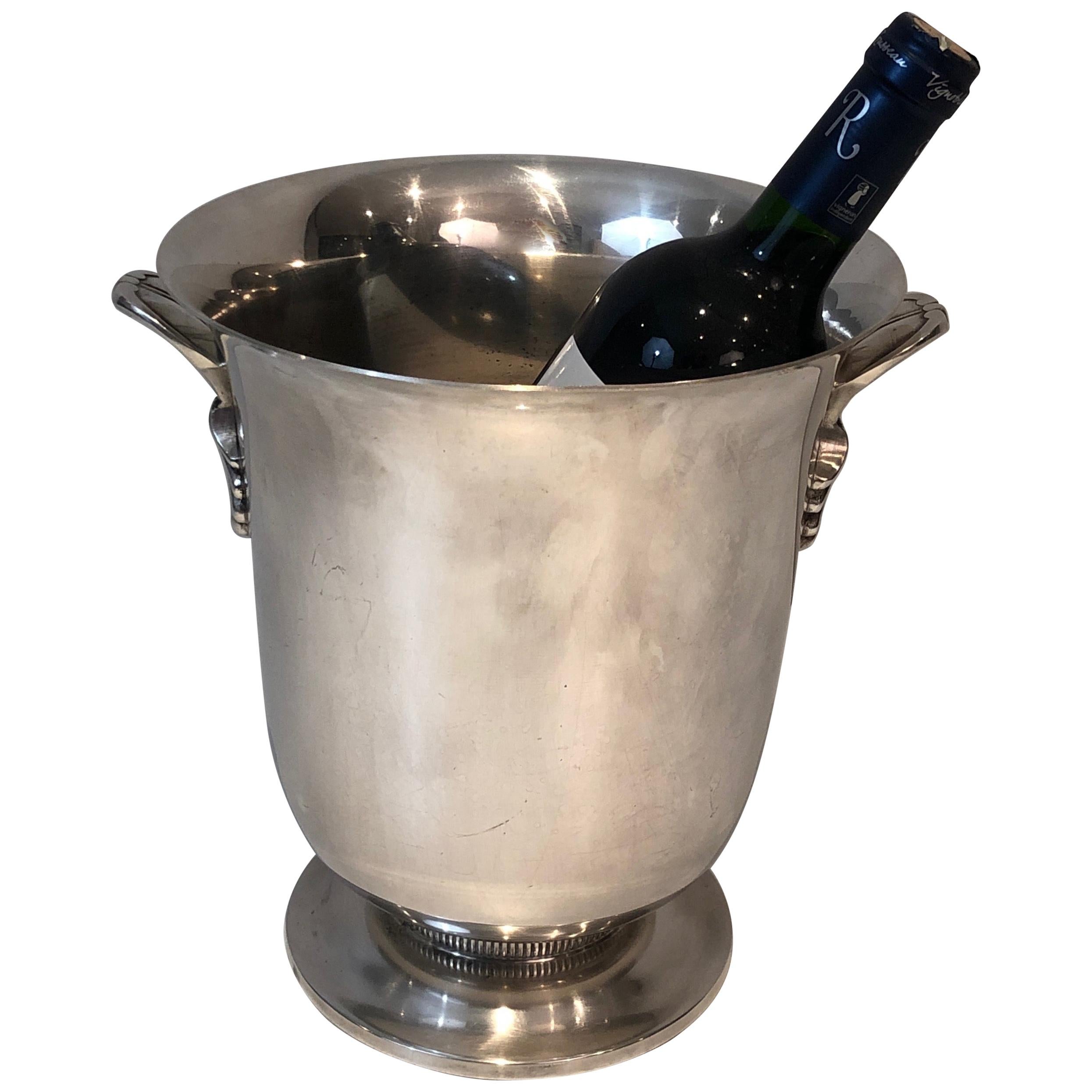 Silver Plated Champagne Bucket, French, Circa 1930