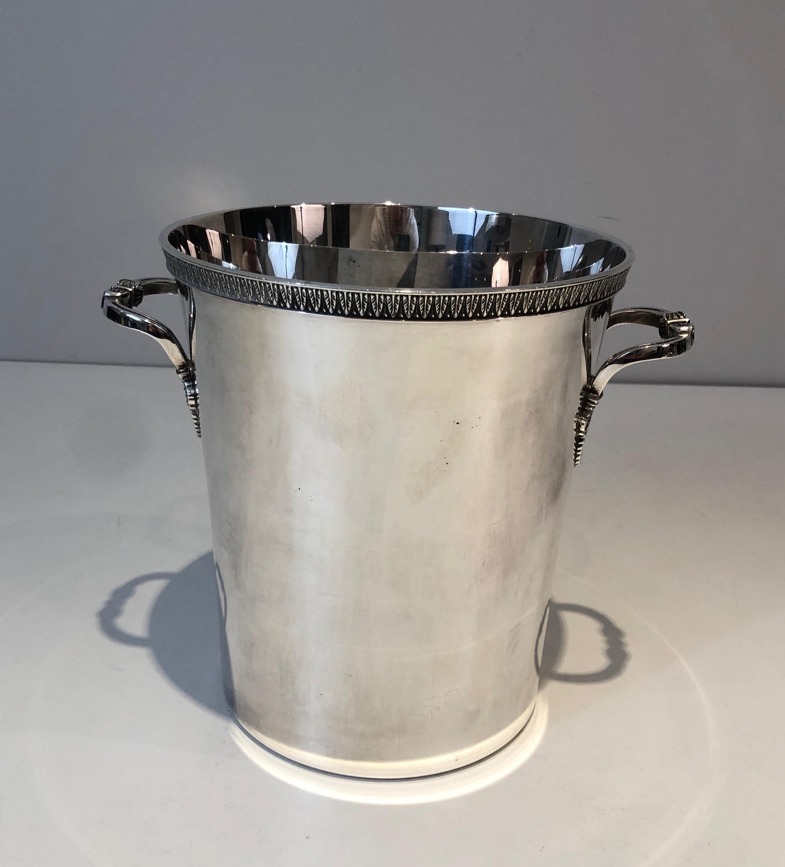 Silver Plated Champagne Bucket, French, circa 1940 10