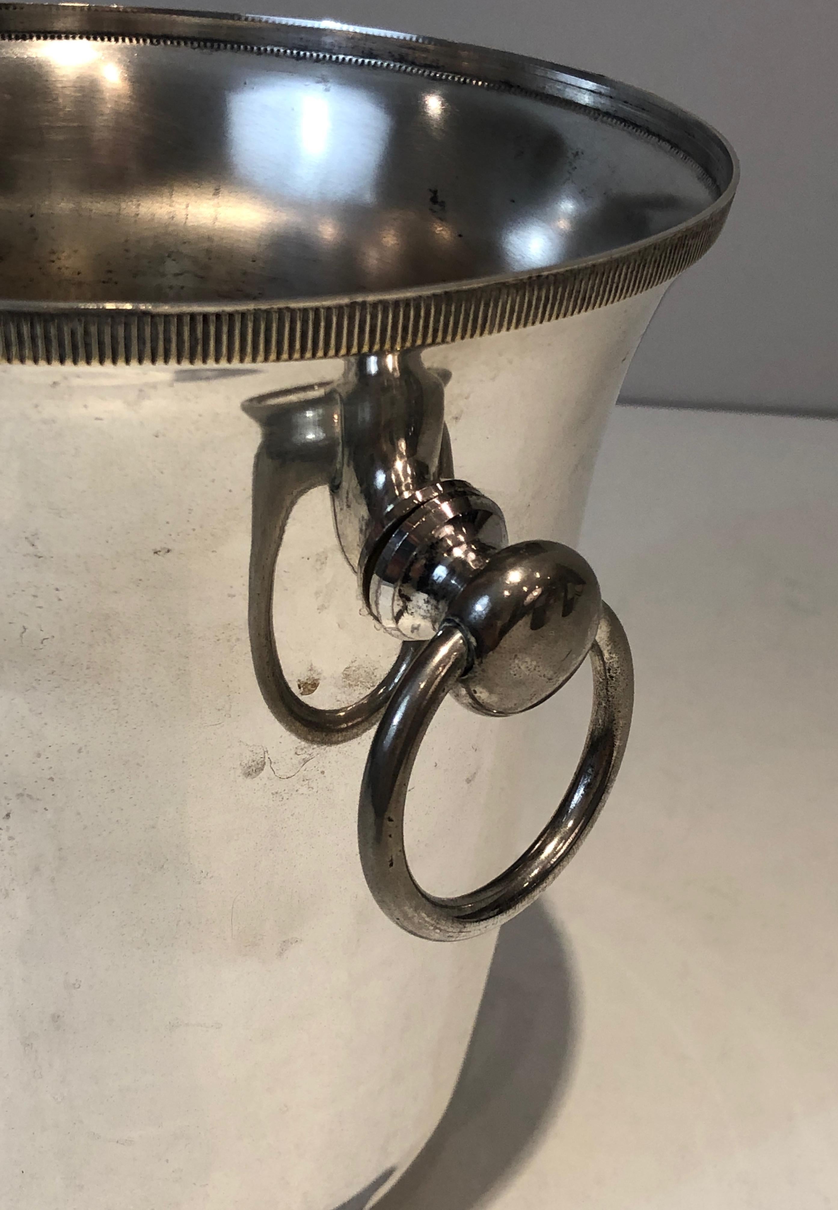 Mid-20th Century Silver Plated Champagne Bucket, French, circa 1940