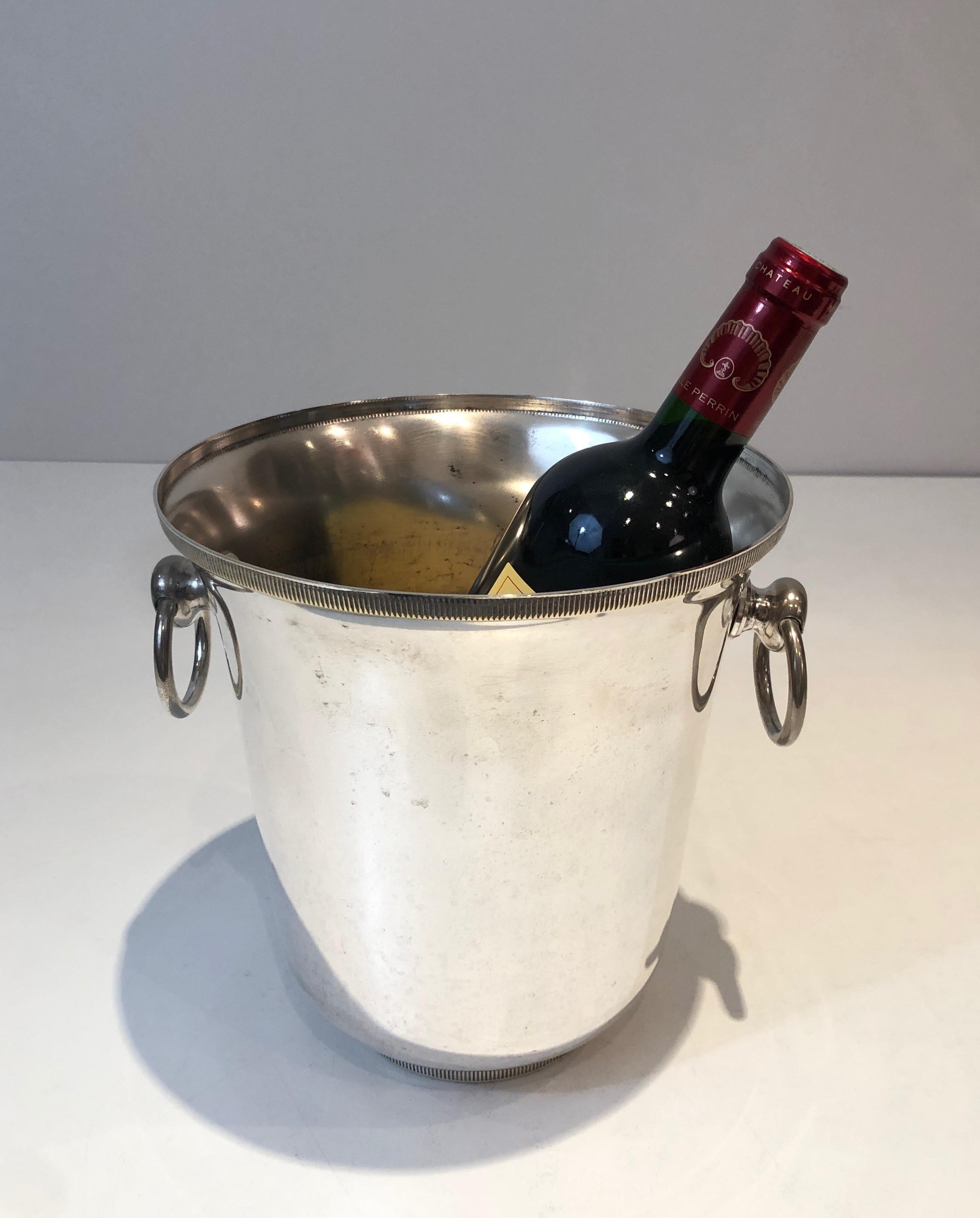 Silver Plated Champagne Bucket, French, circa 1940 4