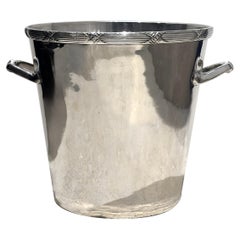 Silver-plated champagne bucket from Ladurée, French work