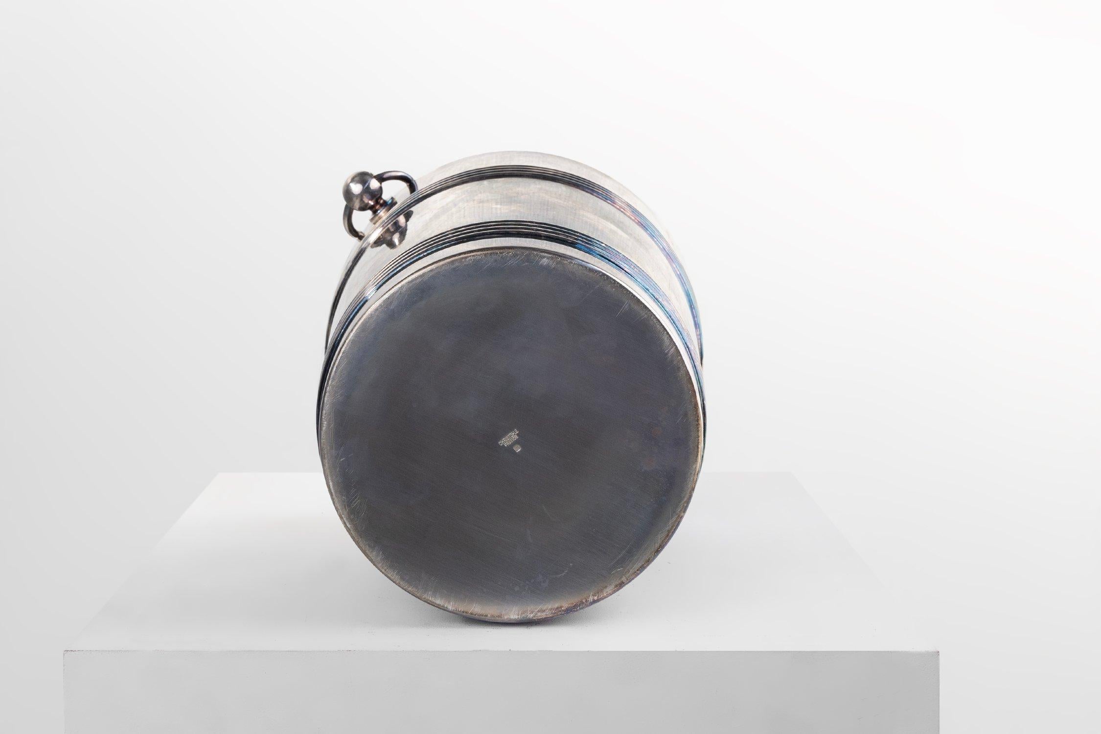 Secchiello da champagne placcato in argento marcato Christofle Francia, anni '50 in vendita 1