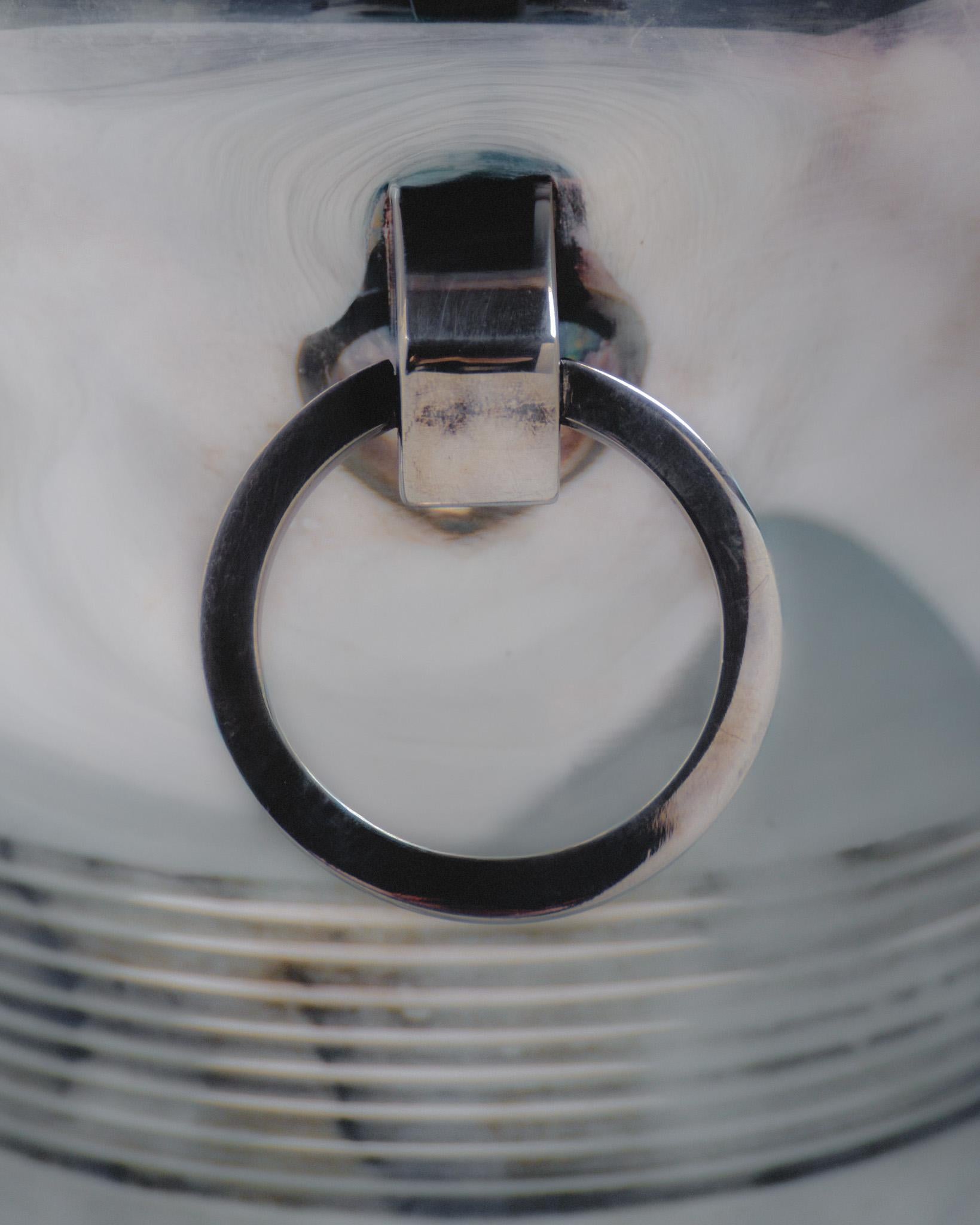 Francese Secchiello per champagne placcato in argento, Saint Médard in vendita