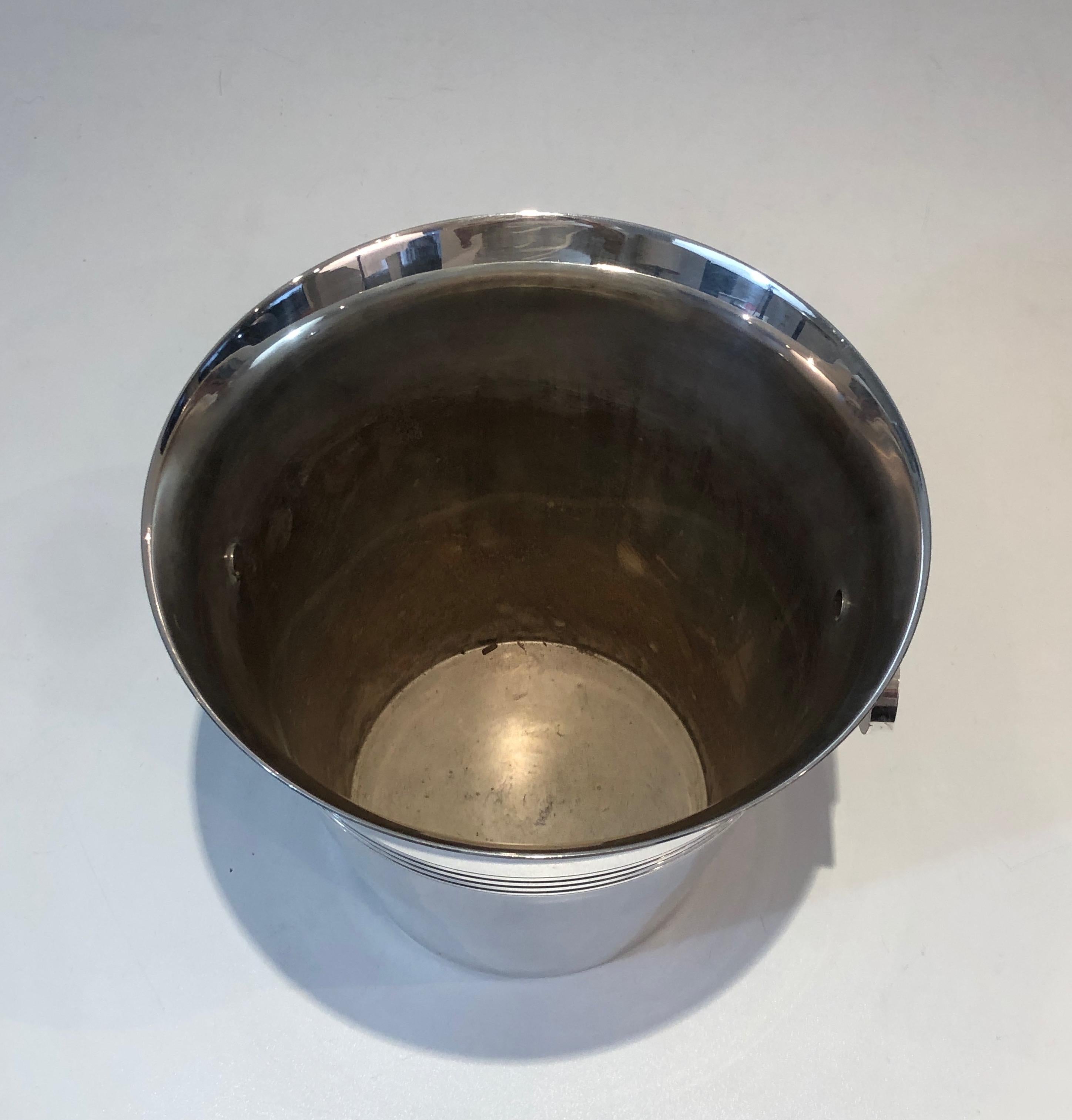 Silver Plated Champagne Bucket, English Marked EPB and Numbered, Circa 1930 6