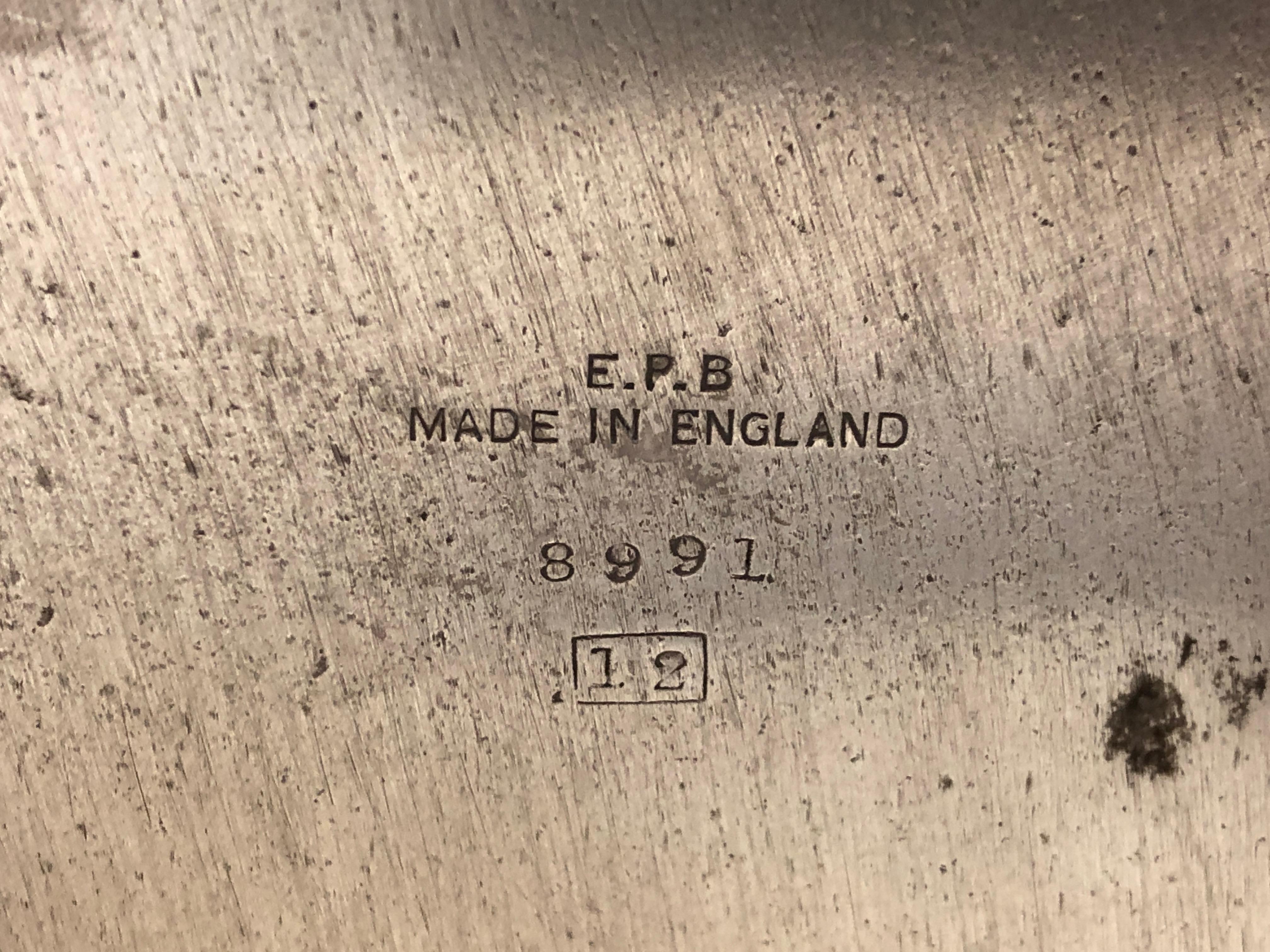Silver Plated Champagne Bucket, English Marked EPB and Numbered, Circa 1930 3