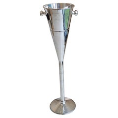 Silver Plated Champagne or Wine cooler on stand