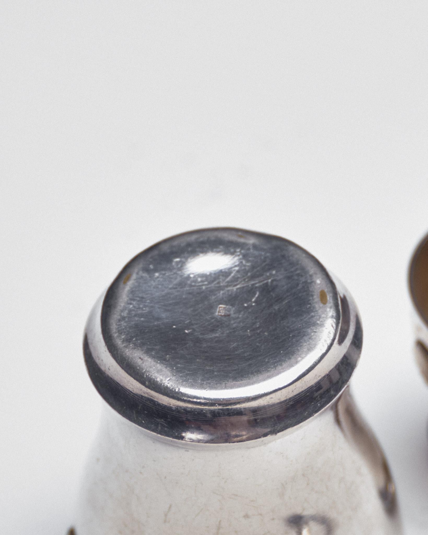 Français Set de naissance Christofle plaqué argent en vente