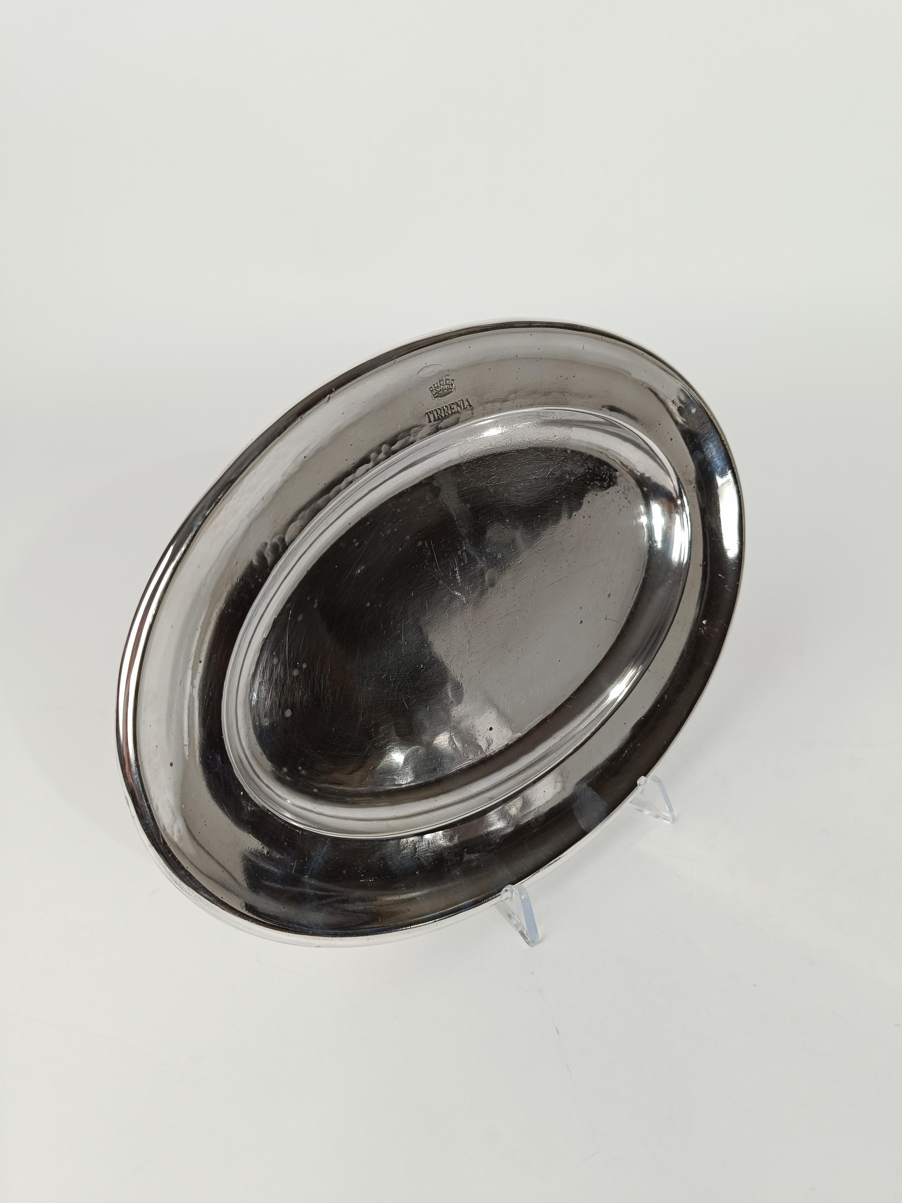 Cloche placcata in argento di Krupp Berndorf, proveniente dalla prima classe della flotta 