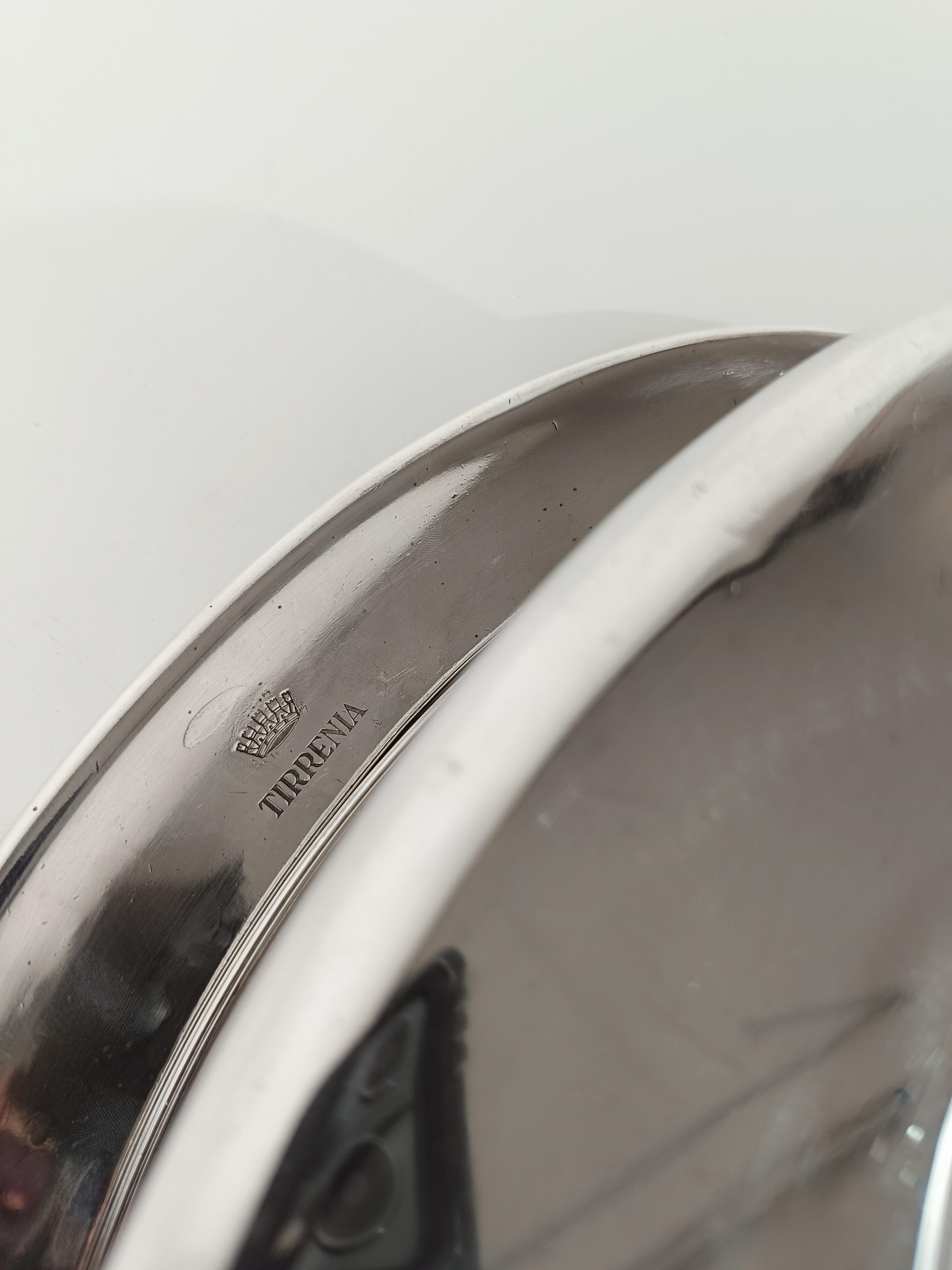 Cloche placcata in argento di Krupp Berndorf, proveniente dalla prima classe della flotta 