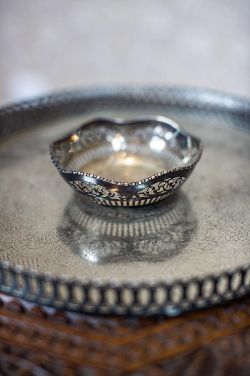 Silver-Plated Coffee Set from the Turn of the 19th and 20th Centuries with Tray For Sale 6