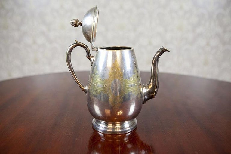 SilverPlated Coffee/Tea Set from the 1930s For Sale at 1stDibs
