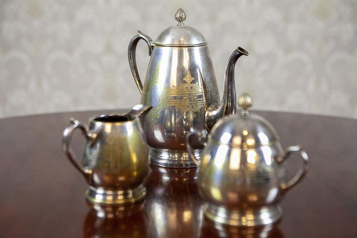 silver plated coffee set