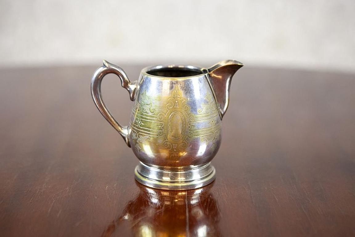 Metà XX secolo Set da caffè/tè placcato in argento degli anni '30 in vendita