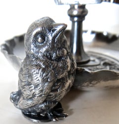 Silver Plated Combination Cigar Cutter/Bud Vase by Derby, Connecticut circa 1885