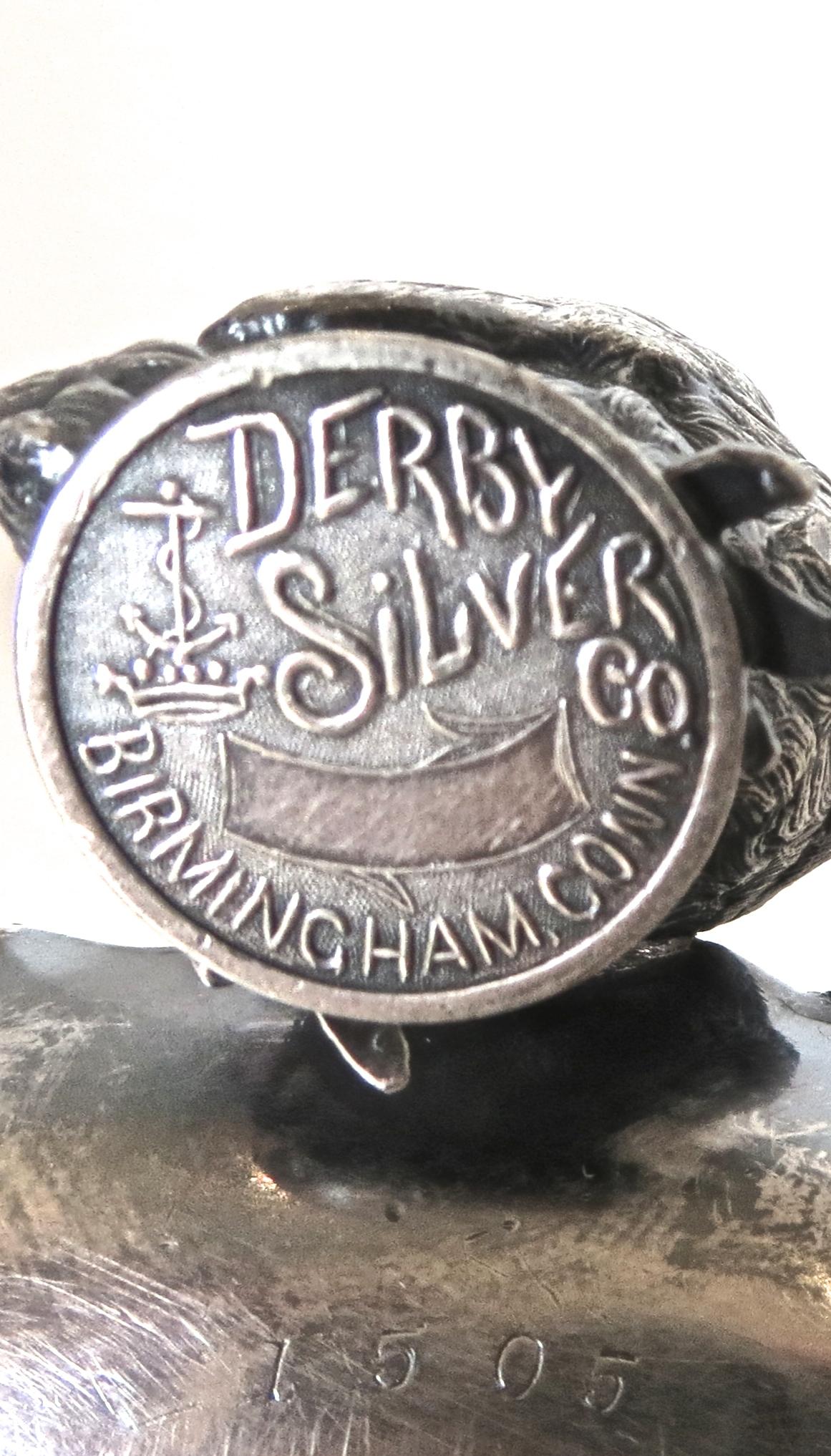 Silver Plated Combination Cigar Cutter/Bud Vase by Derby, Connecticut circa 1885 In Good Condition For Sale In Incline Village, NV
