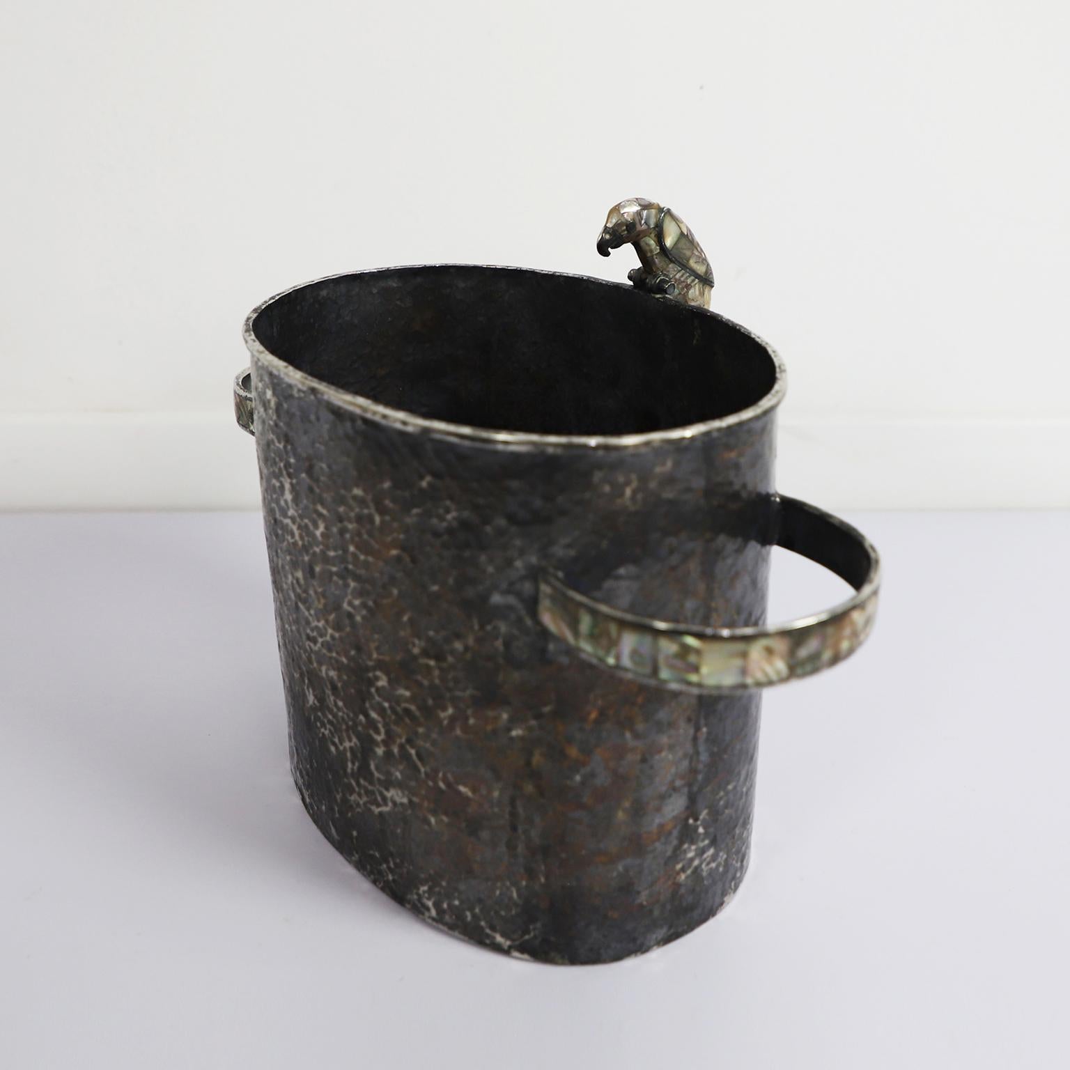 Mexican Silver Plated Cooler by 