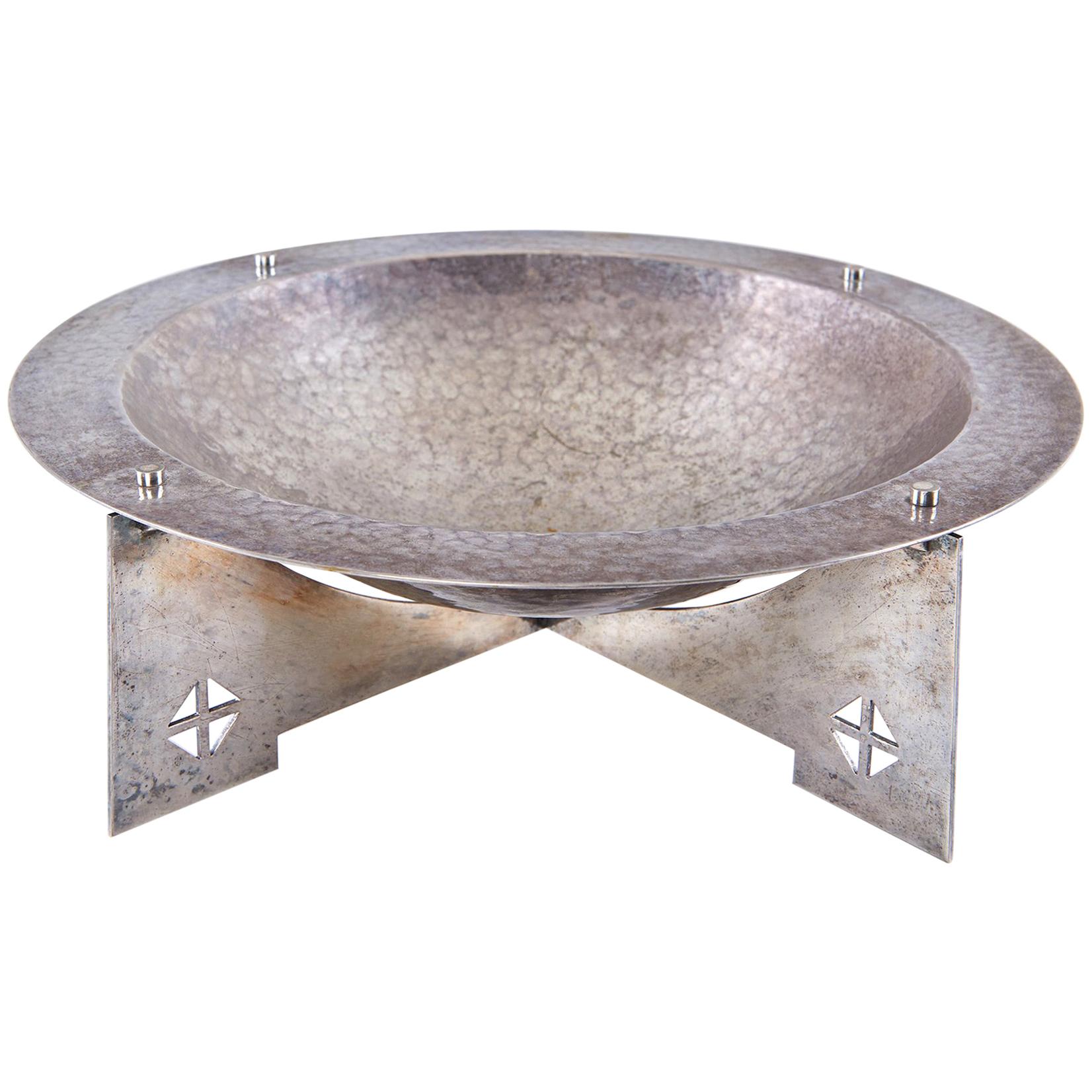 Silver-Plated "Courtney" Bowl by Charles Gwathmey and Robert Siegel