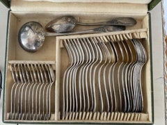 Silver Plated Cutlery Set Apollo/ Maison Christofle, 1920, France