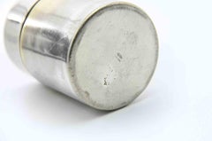 Silver-Plated Cylindrical Box-Loxley, Mid 20th Century