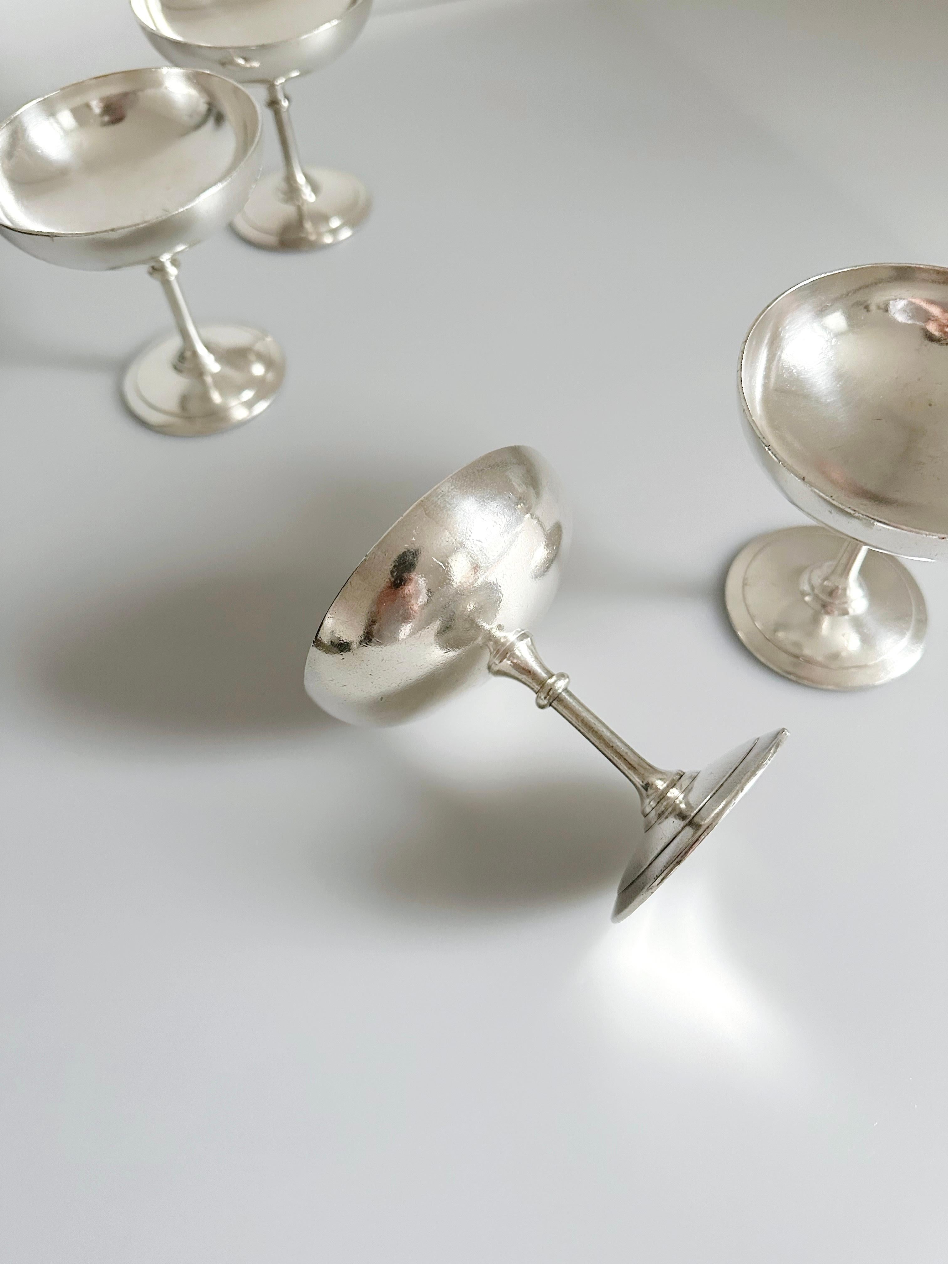 Silver Plated Dessert Bowls by Christofle, Set of 4

Dimensions:  3.5”W x 3.5”H each
 
Sold as a set

*Very good condition, minor wear consistent with age and use
