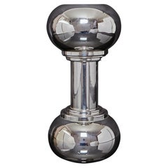 Silver-plated dumbbell cocktail shaker